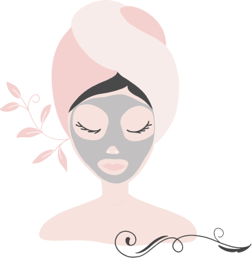 tratamientos faciales ilustracion